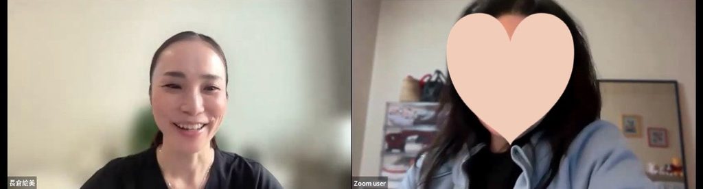 zoomの様子